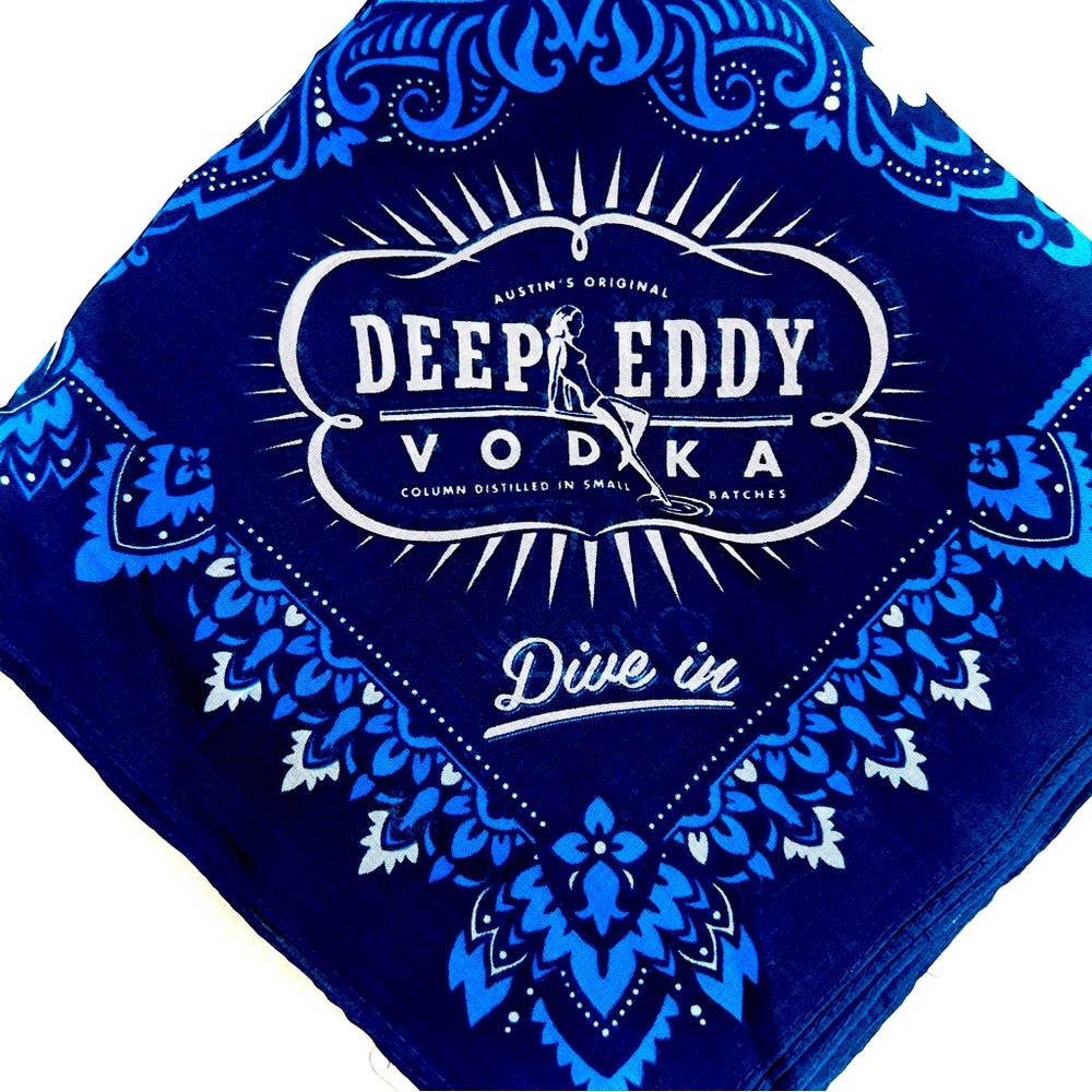 New! Deep Eddy vodka Blue Bandana